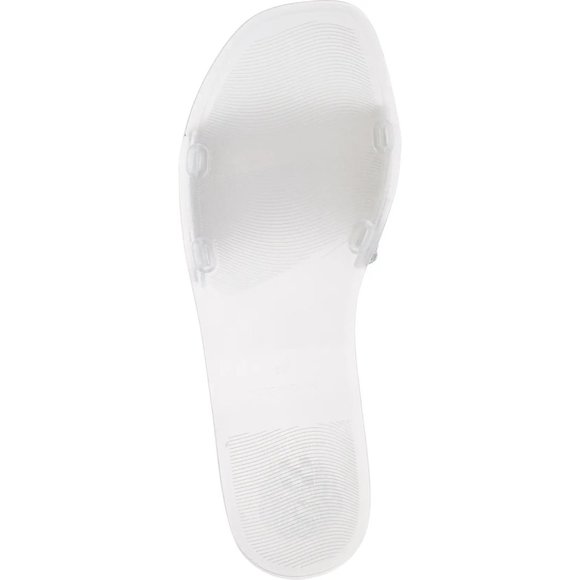 NEW Vince Camuto Size 10 Women's Jaquell Embellished Slide Sandal, Clear - Picture 6 of 6